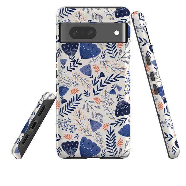 Google Tough Case -  Blue Floral By Jade Mosinski