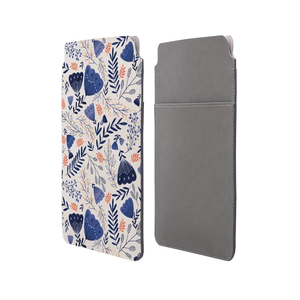 Blue Floral By Jade Mosinski Laptop, Kindle & iPad Sleeve
