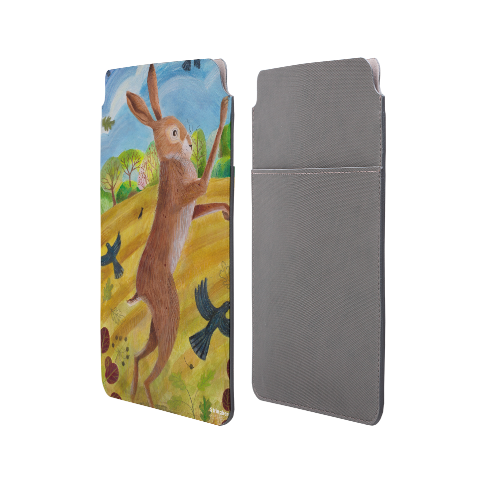 Boxing Hare By Bex Parkin Laptop, Kindle & iPad Sleeve
