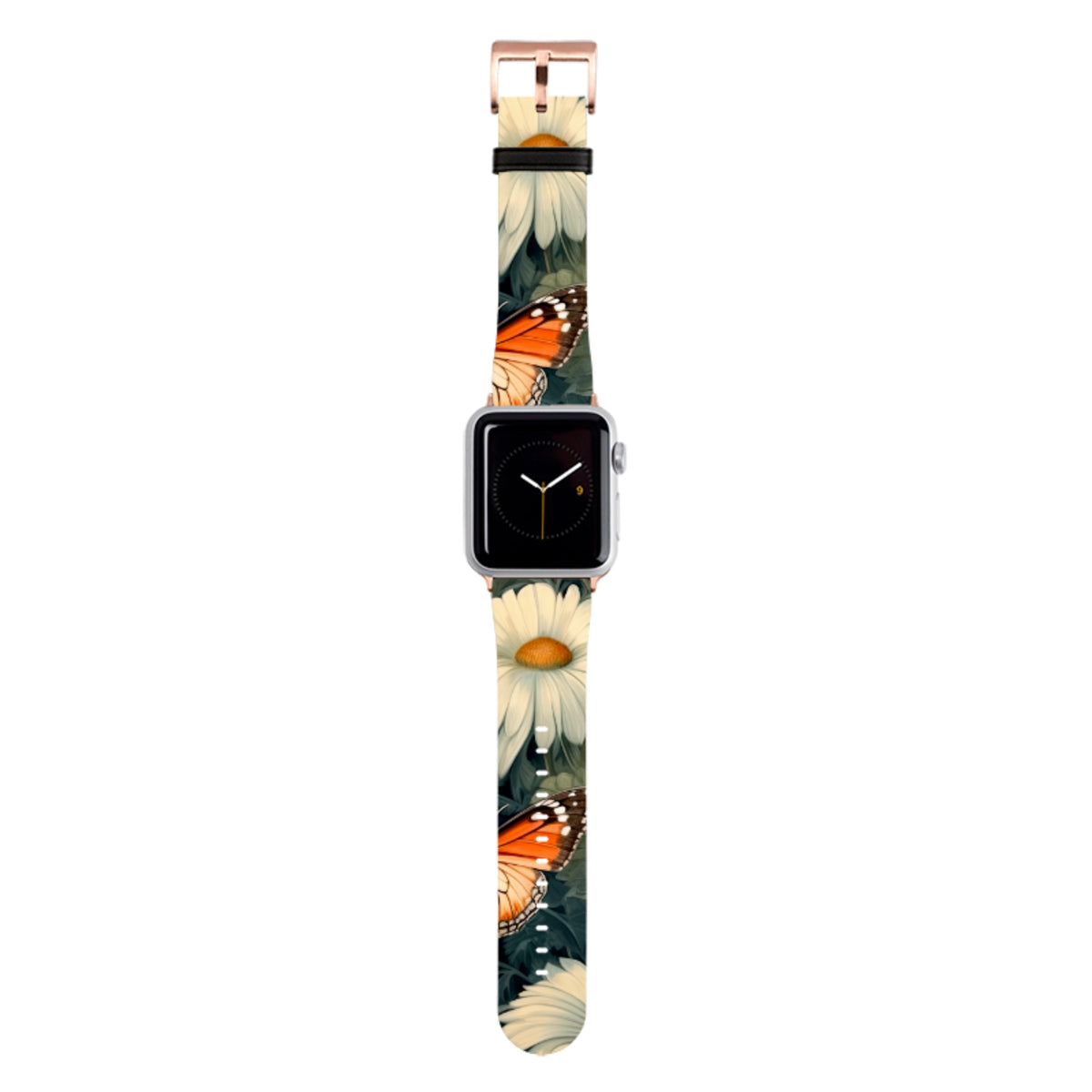 Butterfly Daisies III Apple Watch Strap