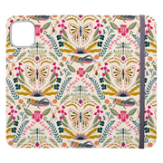 Butterfly Floral Wallet Case By Abby Jacobs