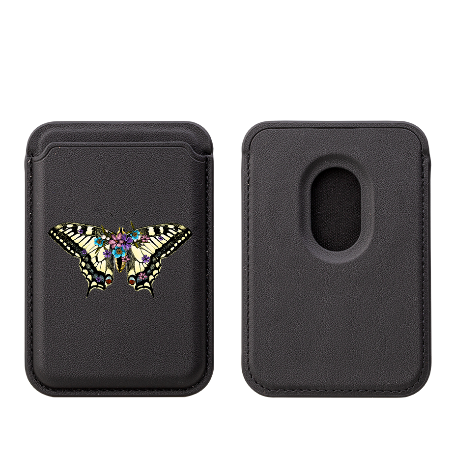 Butterfly IV MagSafe Wallet- Black