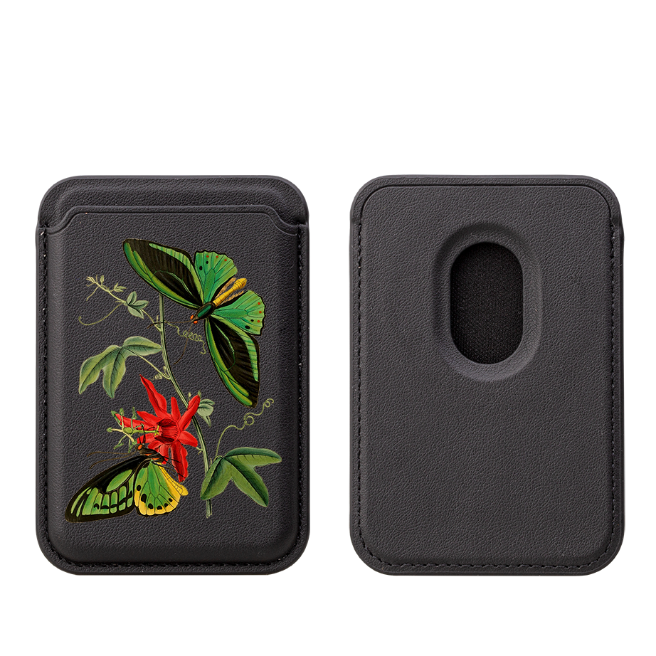 Butterfly Tales MagSafe Wallet- Black