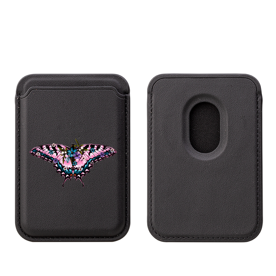 Butterfly VI MagSafe Wallet- Black