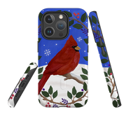 iPhone MagSafe Tough Case - Cardinal Wreaths By Bex Parkin