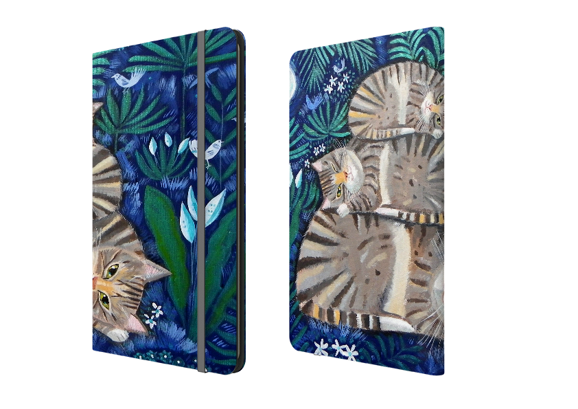 Cat Nap By Mary Stubberfield Folio Notebook