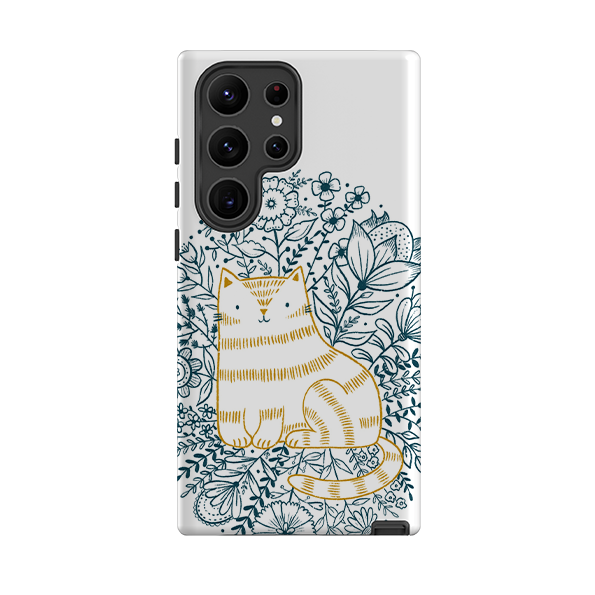 Samsung Tough  Case - Cat Design By Suzy Taylor