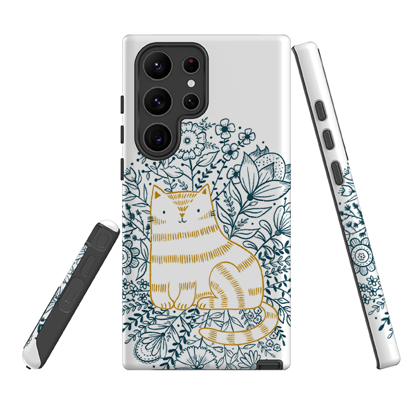 Samsung Tough  Case - Cat Design By Suzy Taylor