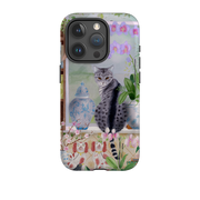 iPhone Tough Case - Cat In Window By Bex Parkin