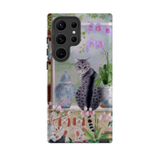 Samsung Tough Case - Cat In Window By Bex Parkin