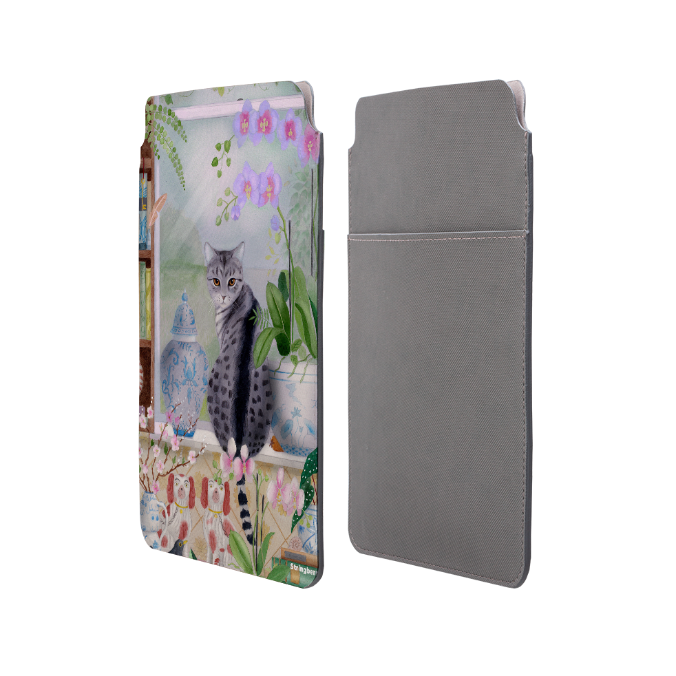 Cat In Window By Bex Parkin Laptop, Kindle & iPad Sleeve