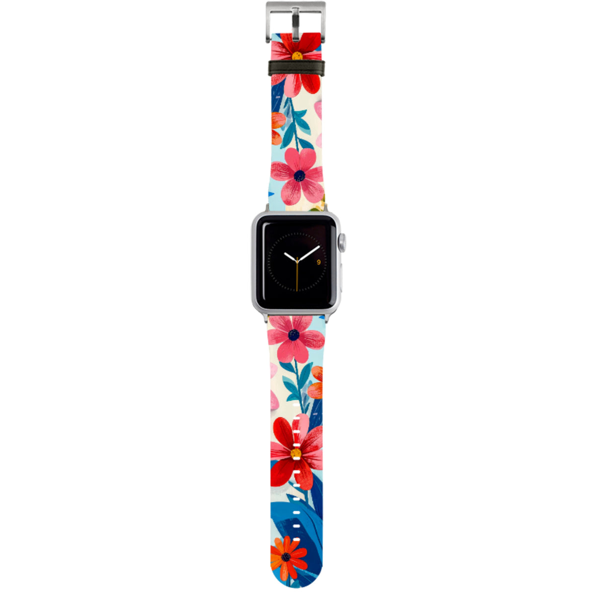 Kapellen-Blumen-Apple-Watch-Armband