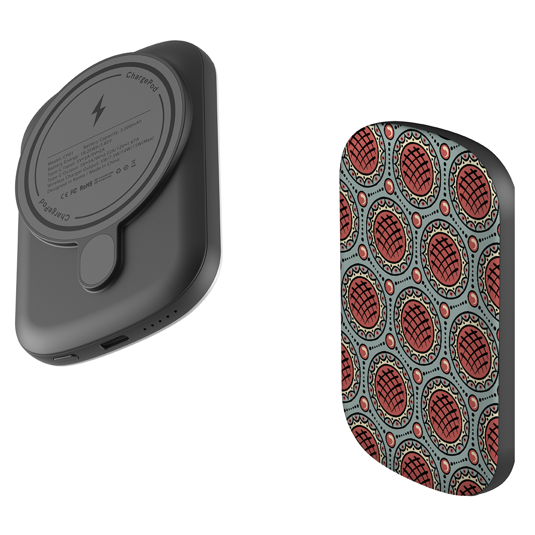MagSafe Power Bank - Charleston Red By Cressida Bell