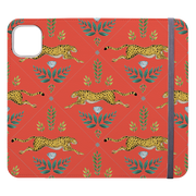 Cheetah Red By Catherine Rowe Brieftaschen-Etui
