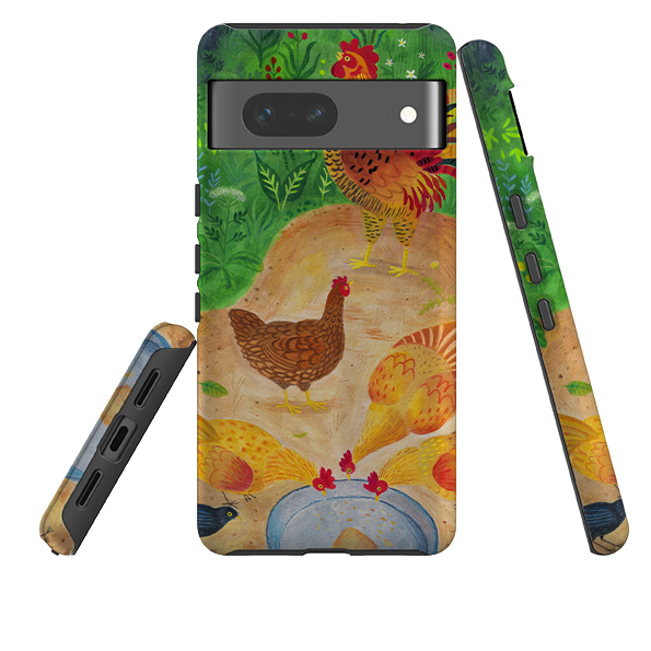 Google Tough Case -  Chickens By Bex Parkin