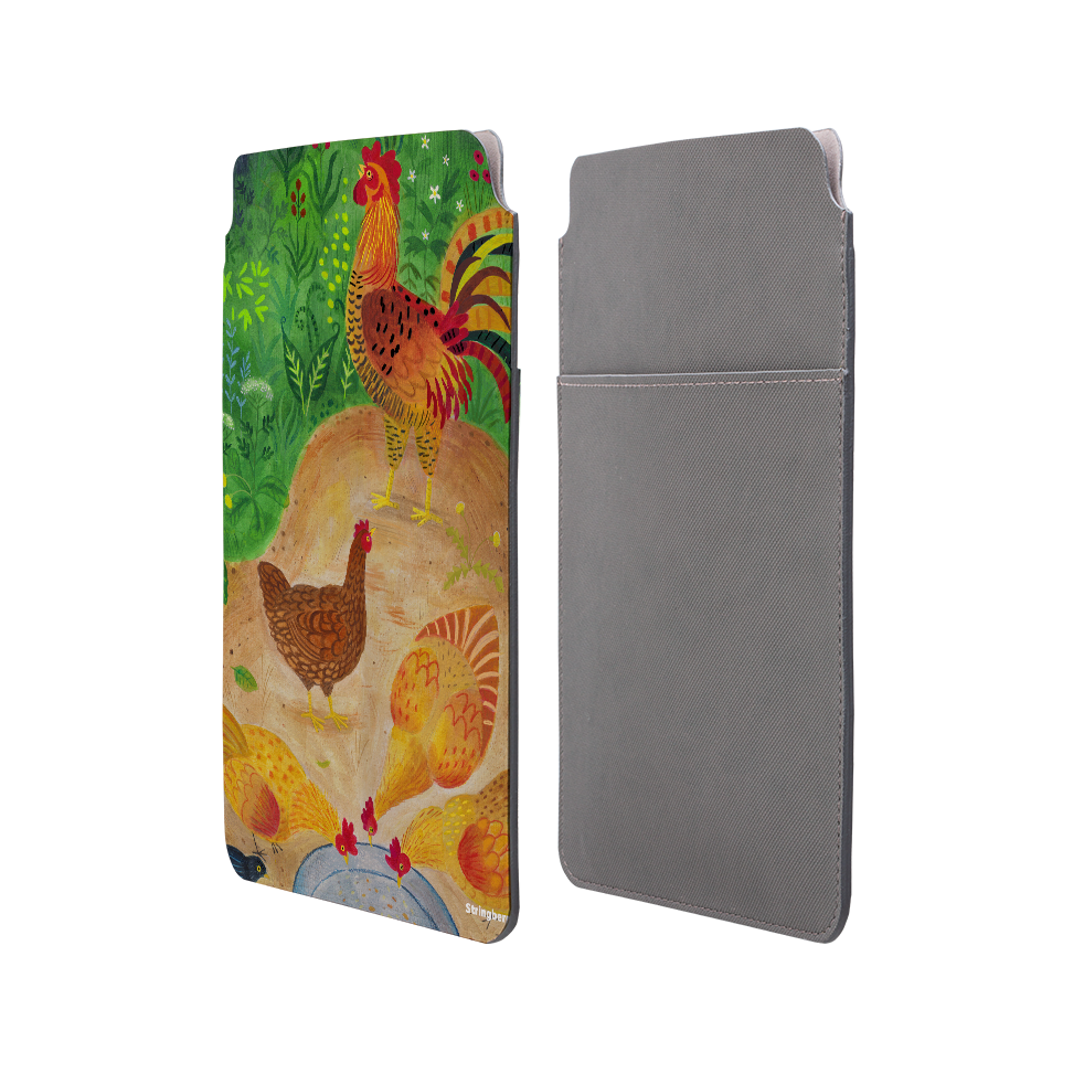 Chickens By Bex Parkin Laptop, Kindle & iPad Sleeve