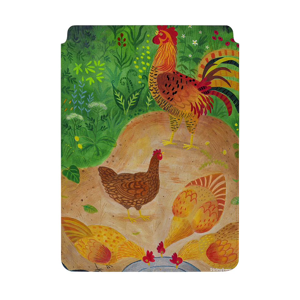 Chickens By Bex Parkin Laptop, Kindle & iPad Sleeve