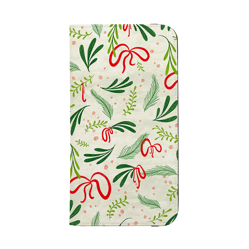 Christmas Bows Wallet Case By Katherine Quinn