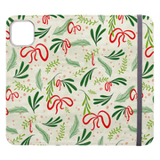 Christmas Bows Wallet Case By Katherine Quinn