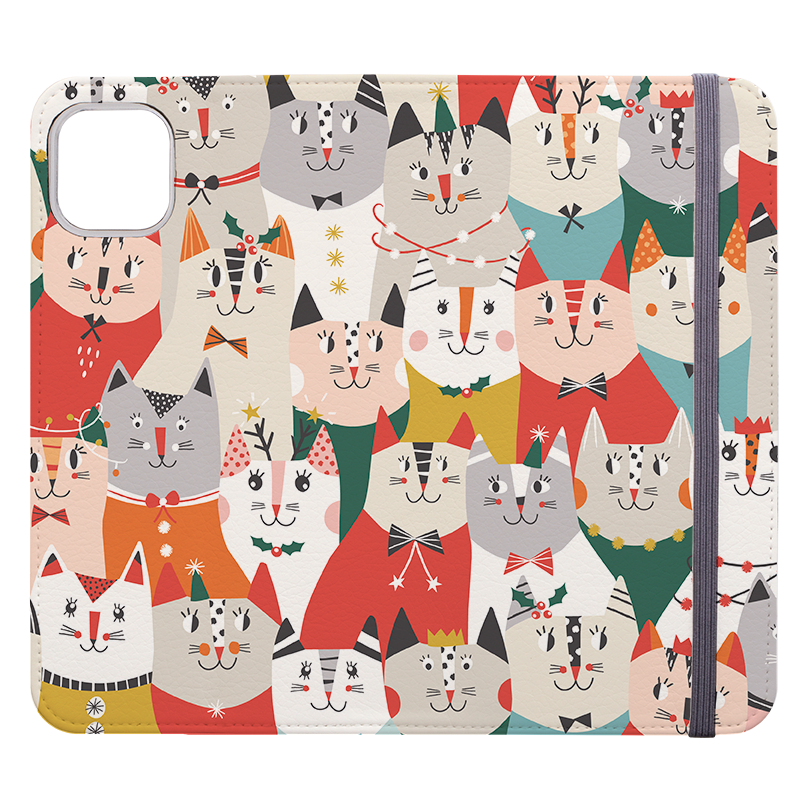 Christmas Cats Wallet Case By Ali Brookes
