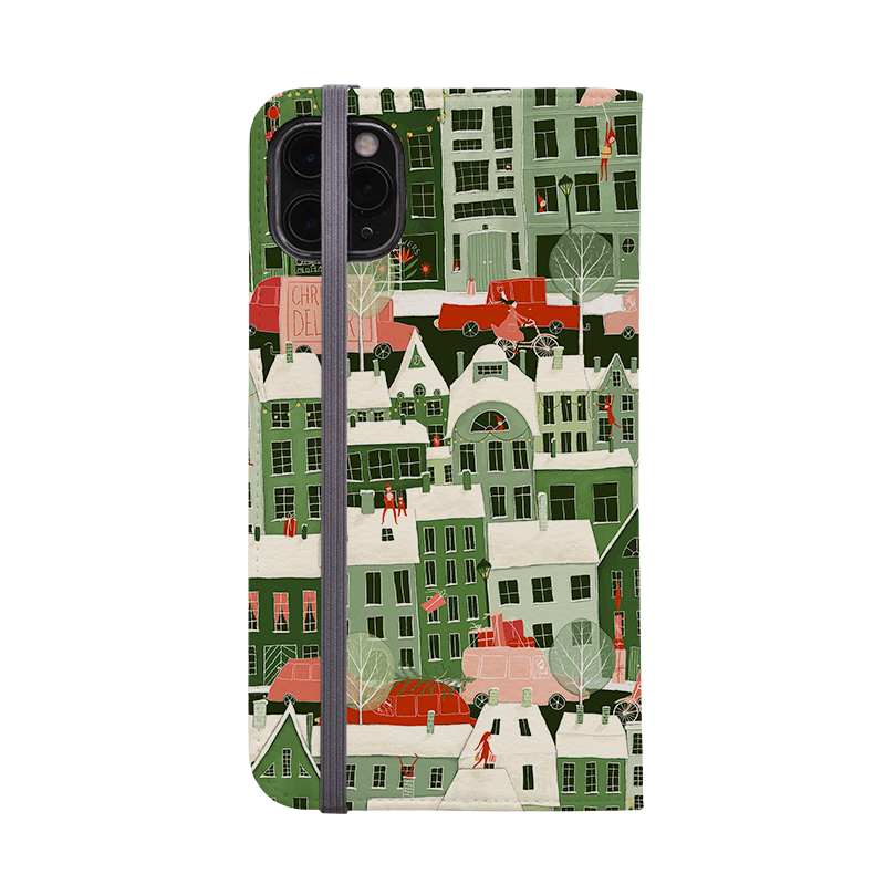 Christmas City Wallet Case By Maja Lindberg