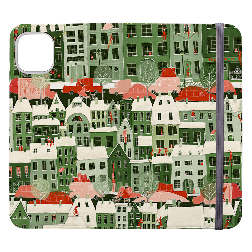 Christmas City Wallet Case By Maja Lindberg