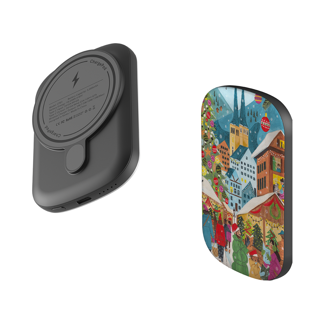 MagSafe Power Bank - Christmas Market By Caroline Bonne Muller