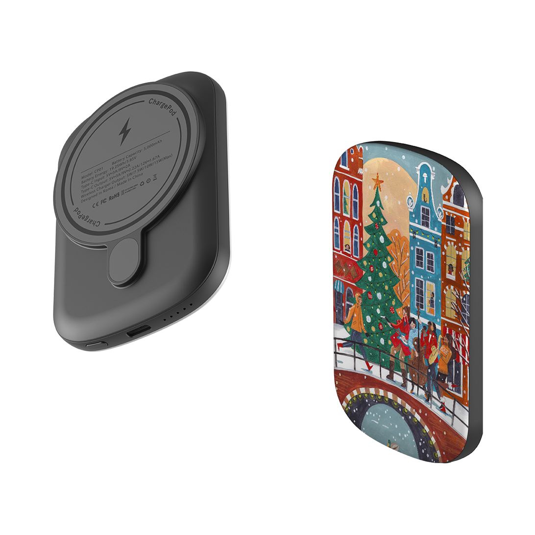 MagSafe Power Bank - Christmas Music Amsterdam By Caroline Bonne Muller