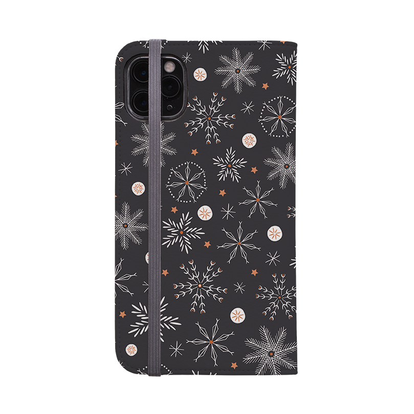Christmas Snowflakes II Wallet Case By Ali Brookes