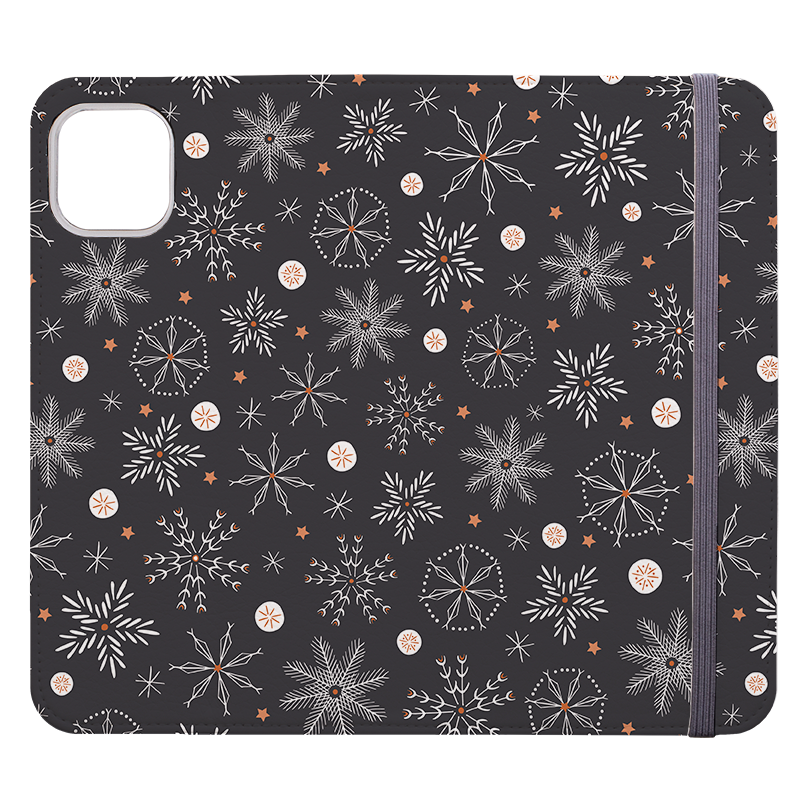 Christmas Snowflakes II Wallet Case By Ali Brookes