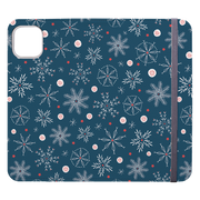 Christmas Snowflakes Wallet Case By Ali Brookes