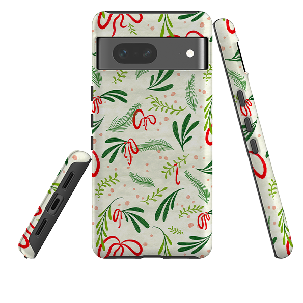 Google Tough Case - Christmas Bows By Katherine Quinn
