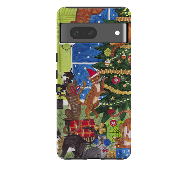 Google Tough Case - Christmas Cats By Caroline Bonne Muller