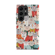 Samsung Tough Case - Christmas cats By Ali Brookes