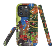 iPhone MagSafe Tough Case - Christmas Cats By Caroline Bonne Muller