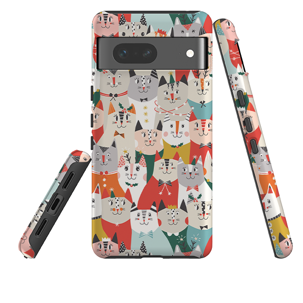 Google Tough Case - Christmas Cats By Ali Brookes