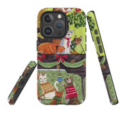 iPhone MagSafe Tough Case - Christmas Cats II By Caroline Bonne Muller