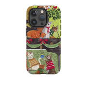 iPhone Tough Case - Christmas Cats II By Caroline Bonne Muller