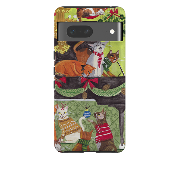 Google Tough Case - Christmas Cats II By Caroline Bonne Muller