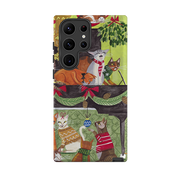 Samsung Tough Case - Christmas cats II By Caroline Bonne Muller