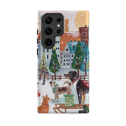Samsung Tough Case - Christmas Dogs By Caroline Bonne Muller