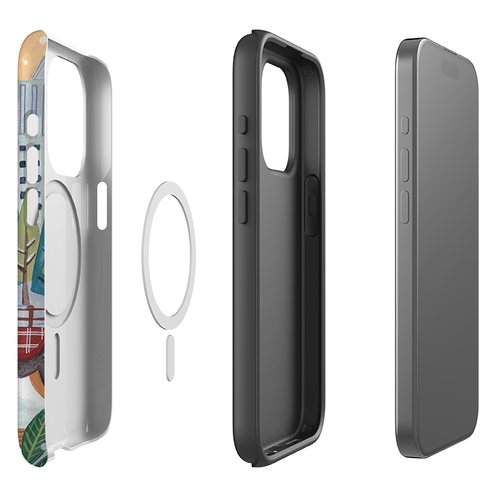 iPhone MagSafe Tough Case - Christmas Dogs By Caroline Bonne Muller