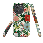 iPhone MagSafe Tough Case - Christmas Florals By Abby Jacobs
