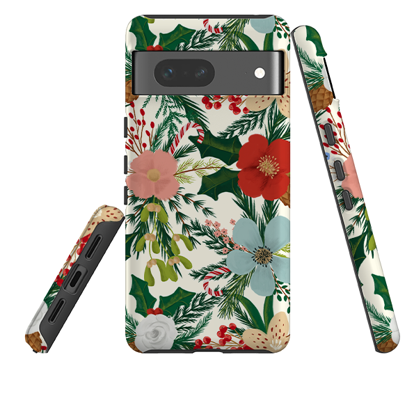 Google Tough Case - Christmas Florals By Abby Jacobs