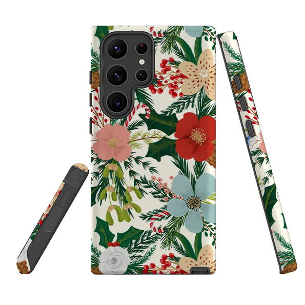 Samsung Tough Case - Christmas Florals By Abby Jacobs