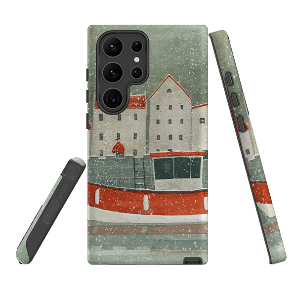 Samsung Tough Case - Christmas Harbour By Maja Lindberg