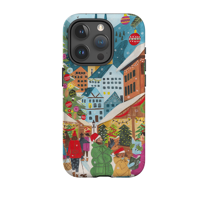 iPhone Tough Case - Christmas Market By Caroline Bonne Muller