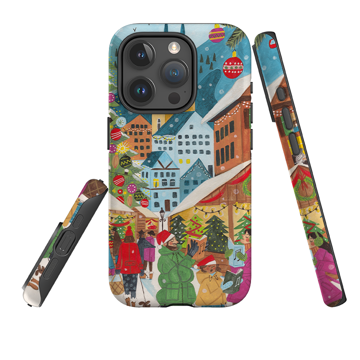iPhone Tough Case - Christmas Market By Caroline Bonne Muller