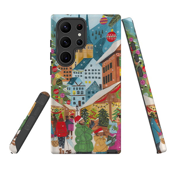 Samsung Tough Case - Christmas Market By Caroline Bonne Muller