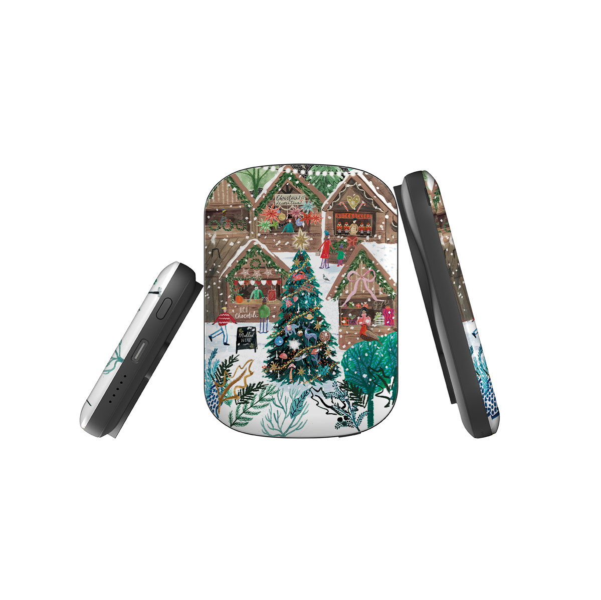 MagSafe Power Bank - Christmas Market Magic By Emma Frances Grant